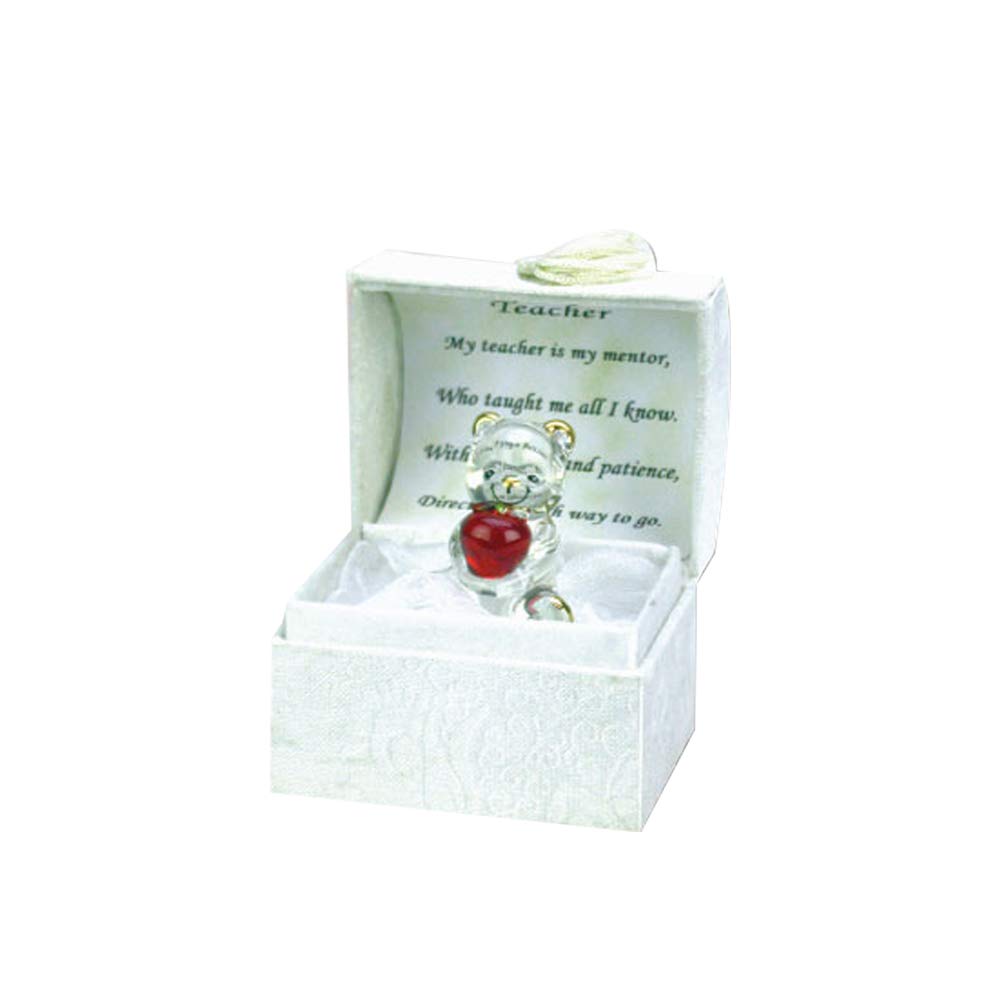 Congratulations Graduation Gift Box Ornaments With Crystal Glass Figurine and Memorable Poem, Perfect Present for University, College, and School Graduates. Special Packaging (Graduation Teacher Box)