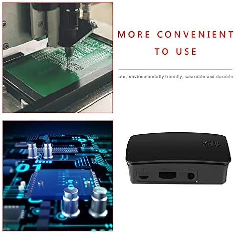 Kurphy per Raspberry Pi 3 Custodia Custodia in ABS ufficiale Pi 2 Scatola da 2B Custodia rigida di qualità Custodia in ABS Custodia protettiva per custodia