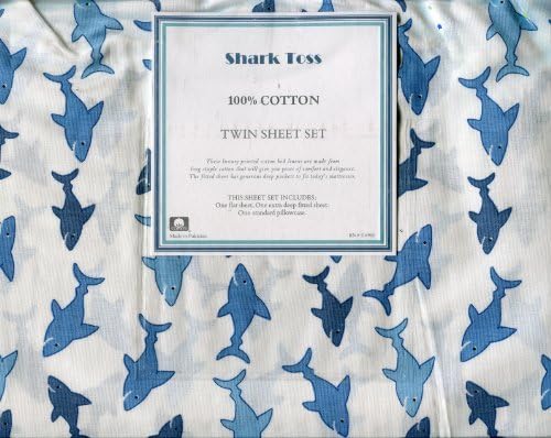 HillcrestTWIN HILLCREST SHEETS (SHARK TOSS) by Hillcrest Fine Linens