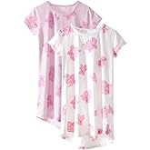 kiddook Girls' Cotton Dress, Soft Cartoon Comfortable Dresses, 3-12 Years