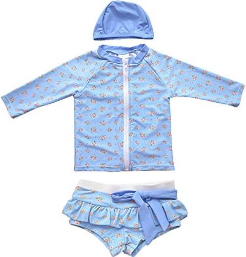 女の子 ワンピース 水着 キッズ ラッシュガード水泳 スイムウェアベビー 子供 セパレート 長袖 スクール水着 紫外線カット 帽子付き 2点 3点セット 6タイプ 6色 90 160cm Colegiofrancesmarybuss Com