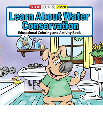 Learn About Water Conservation Kid's Coloring & Activity Book in Bulk (25-pack)