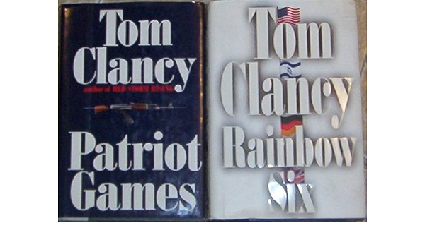 Tom Clancy 2 Military Action Books Rainbow Six Patriot Games Hardbacks With Dustjackets Tom Clancy Amazon Com Books