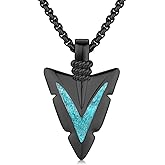YYmqmq Arrowhead Necklace 925 Sterling Silver Arrow Pendant Necklace Jewelry Gifts for Men Women