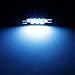 Partsam 10PCS Ice Blue 44mm Festoon Rigid Loop LED Light Interior Dome Map Lamp Bulbs 211-2 212-2 214-2 569 578
