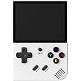 RG35XX Plus Handheld Game Console, Retro Video Games with 64G TF Card 5500 Games Linux OS, Built-in 3300mAh Battery 3.5 Inch IPS Screen, Support 5G WiFi Bluetooth HDMI TV Output (White)