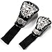 Crtystal Leather Skull Head Embroidery Style Golf Club Headcover Set Protector (3pcs/Set Black Cover)