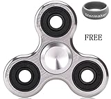 Mermaker Best FIDGET Spinner Toy for relieving ADHD, Anxiety, Boredom EDC Tri-Spinner Fidget Toy Smooth Surface Finish Ultra Durable