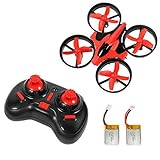 Goolsky NIHUI NH-010 2.4G 4CH 6-Axis Gyro Mini RC Quadcopter RTF UFO Anti-crush Drone with Two Batteries