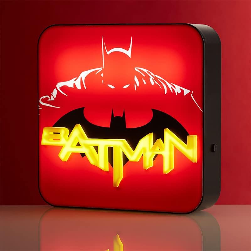 Candeeiro de secretária Batman para parede, luminária ambiente para quarto, casa, escritório, trabalho, produto oficial do Batman