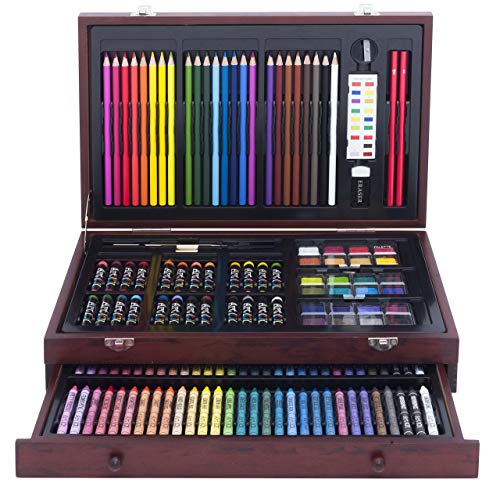 Art 101 142-Piece Wood Art Set (Renewed)