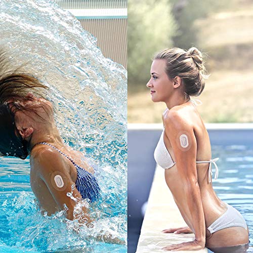 30pcs Transparent Adhesive Patches for Dexcom G6, YOYOFOX Waterproof and Hypoallergenic Patches That Lasting up to 10days,Latex Free,Easy Carry Plastic Storage Box Included