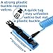 Baby Anti Lost Wrist Link - Wrist Leash for Kids - Child Safety Wristband - Toddler Harness Leashes (Blue)