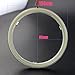100MM Car Light LED Chips 72SMD Angel Eyes Halo Ring Headlight Warning Lamps 12V with Shell (white) 1 Pair