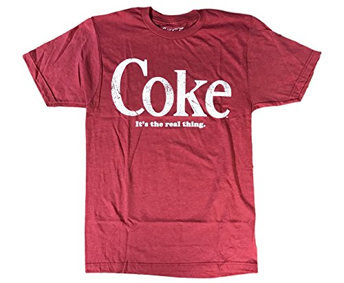 Coke It's The Real Thing Tee Shirt Distressed (XL)