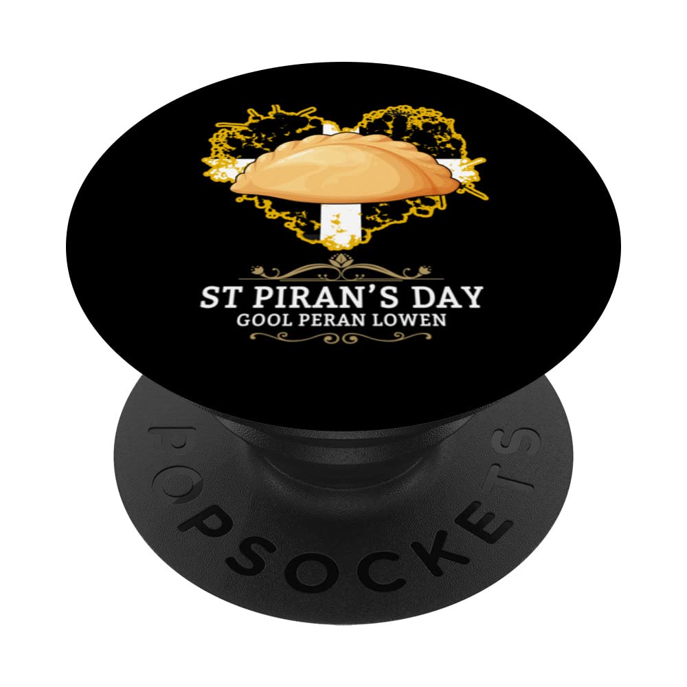 St Pirans Day Outfit For Kids & Cornwall Cornish Pasty PopSockets Swappable PopGrip