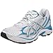ASICS Women's GT-2150 Running Shoe,White/Lightning/Island Blue,6 M