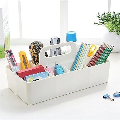 SRXES Plastic Desk Organizer for Office(Multicolour)