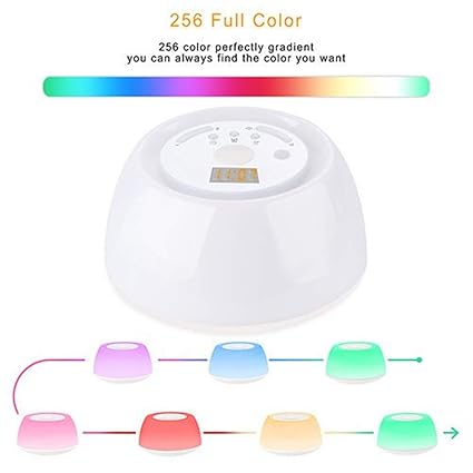 Despertar la luz, Amanecer Natural Despertar luz LED luz Nocturna ...