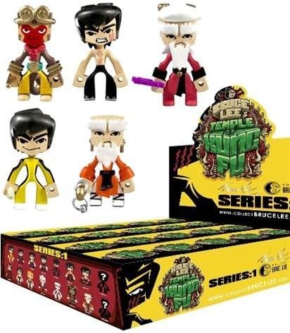 Bruce Lee's Temple of Kung Fu Vinyl Figure Sealed Blind Box Figure by Round 5 MMA