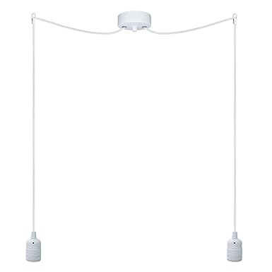 Hängeleuchte Bulb Attack UNO S2 schwarz oder weiß (Weiß)