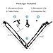 Adjustable Microphone Suspension Boom Scissor Arm Stand Made of Durable Steel with Table Mounting Clamp Suitable for Blue Yeti Snowball Microphone By Earamble