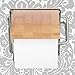 ToiletTree Products 100% Wooden Bamboo Deluxe Toilet Paper Holder