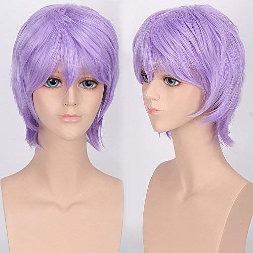Amazon Com Coolsky Unisex Short Fluffy Straight Hair Wig Anime