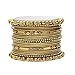 Latest Bollywood Designer Gold Tone Bangles Set Bracelet Indian Partywear Jewelry (2.8)