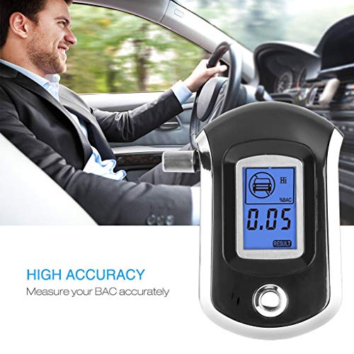 image for Smallrabbit Alcohol Tester 0-200 mg Breathalyzer Professional Grade Br