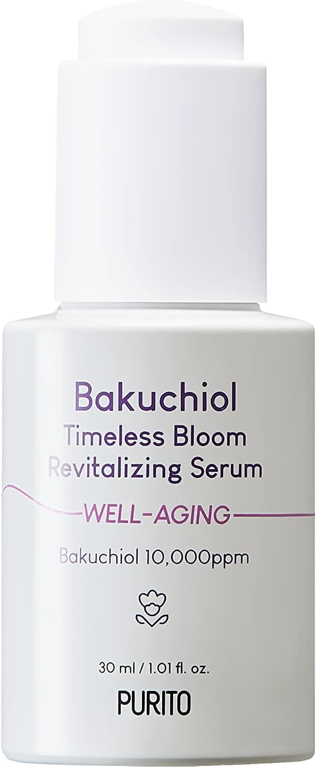 PURITO Bakuchiol Timeless Bloom Revitalizing Serum 30ml Vegan Cruelty-Free