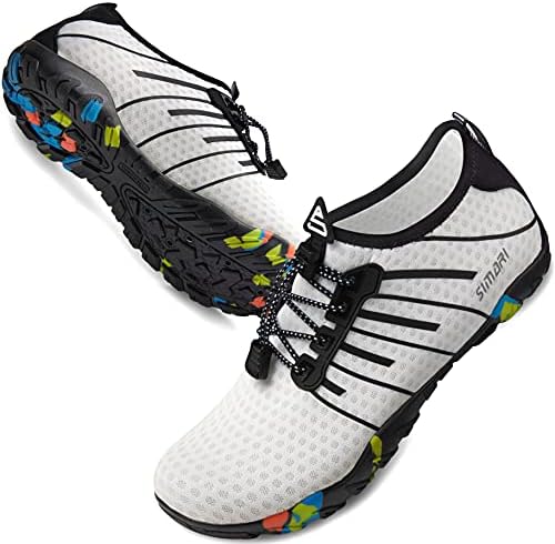 SIMARI Water Shoes for Women Men Barefoot Quick-Dry Aqua Socks