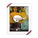 Padlette Tablet Handle, Holder, Grip for iPad Kindle Fire HD Surface Galaxy Tab and Compatible with Any Tablet with a Display from 8 inches to 11 inches (Mid-Size D3 Red)