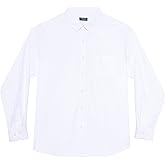 Big and Tall Oxford Dress Shirt for Men Button Down Shirts Long Sleeve Casual Shirt from XXL(T) to 6XL(T)