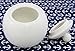White Ceramic Cream & Sugar 2-Piece Serving Set for Coffee & Tea; Elegant, Affordable Pitcher and Sugar Bowl Stoneware Set