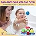 Baby Bath Toys for Kids - Whale Island Bathtub Toys - Best Baby Bath Toy Set - Bathtime Fun Tub Toys - Water Bath Toys with Bathtub Toy Organizer - Battery Operated Spray Water Pump Fountain Age 1 2 3