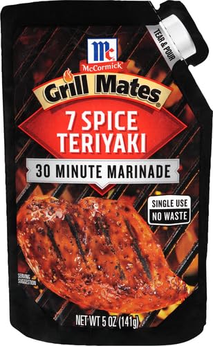 MCCORMICK GRILL MATES 7 SPICE TERIYAKI 30 MINUTE MARINADE, 5 OZ