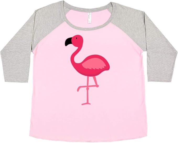 plus size flamingo top