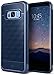 Caseology for Galaxy S8 case [Parallax Series] - Slim Protective Secure Grip with Textured Geometric Design Case for Galaxy S8- Navy Blue