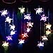 ME9UE Solar Fly Pigs Wind Chimes, Outdoor Waterproof Mobile Romantic LED Multi Color-Changing Solar Sensor Powered Lights for Home, Yard, Night Garden, Party, Valentines Gift, Festival Decor