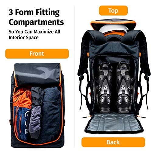 ski and boot bolsa for air travel