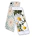 FGA iPhone 8 Plus Cute Case, iPhone 7 Plus Case Cute, Green Daisy Floral Flower Pattern Design Slim Fit Scratch-Proof Soft TPU Matte Translucent Case for iPhone 8 Plus (2017), iPhone 7 Plus (2016)