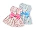 Petroom Cute Dog Clothes Pet Costume Puppy Dress,Doggie Sundress for Small Girl Dogs Blue S