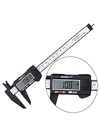 Industria Park 150 mm 6 inch LCD Digital Electrónica Fibra de Carbono Calibre Vernier micrómetro Gauge