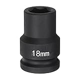 HARFINGTON 6-Point Impact Socket 3/4" Drive 18mm