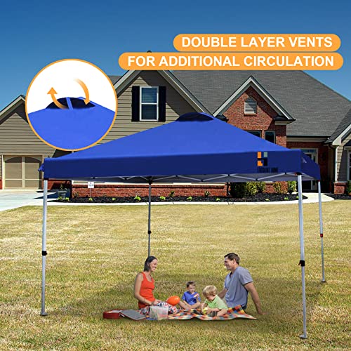 LAUSAINT HOME Pop Up Canopy, Easy Setup Canopy Tents, Portable Folding