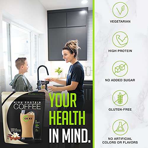 Chike Vanilla High Protein Iced Coffee, 20 G Protein, 2 Shots Espresso, 1 G Sugar, Keto Friendly