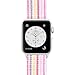 Winmy Sport Loop Band Compatible with Apple Watch Bands 40mm 38mm, Lightweight Breathable Woven Nylon Replacement Strap for iWatch Series 4 3 2 1 - Pink Rainbow Stripe