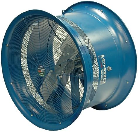 Patterson Fan H26B-CS High Velocity Fan, Three-Phase, 3 Blades, 26" Diameter, 230/460 Volts, 150ft Air Throw Distance