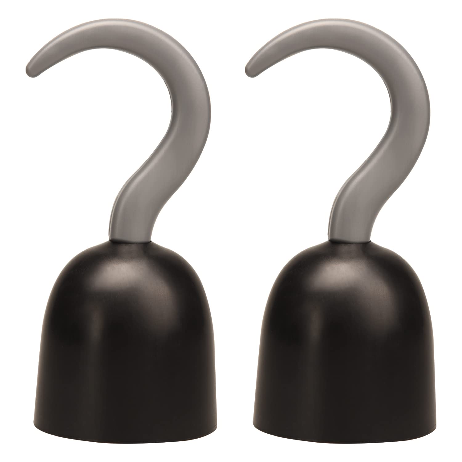 XNHIU 2 Pieces Pirate Hooks Captain Hook Plastic Hand Hook Halloween Pirate Party Costume Accessory